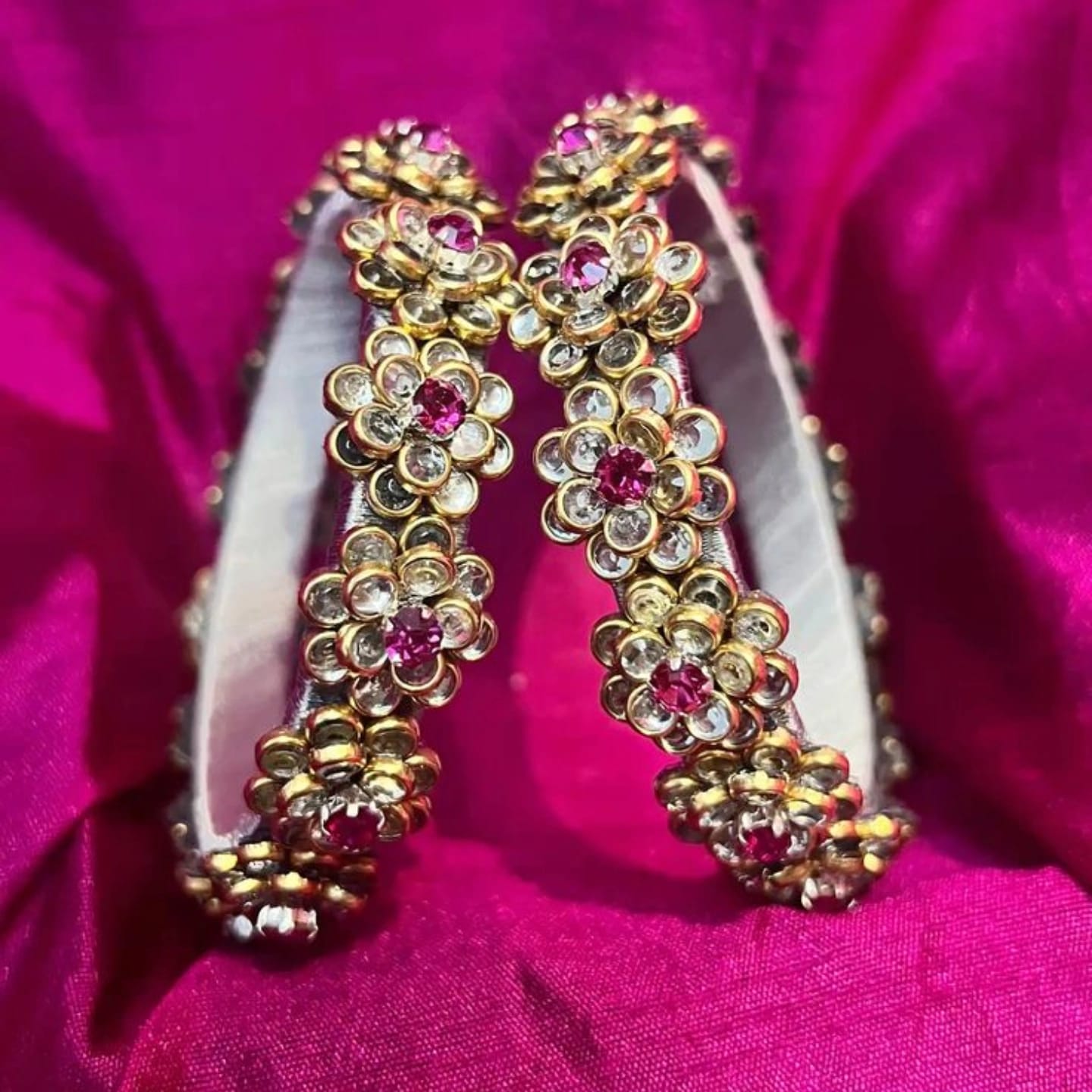 Stone embellished bangles